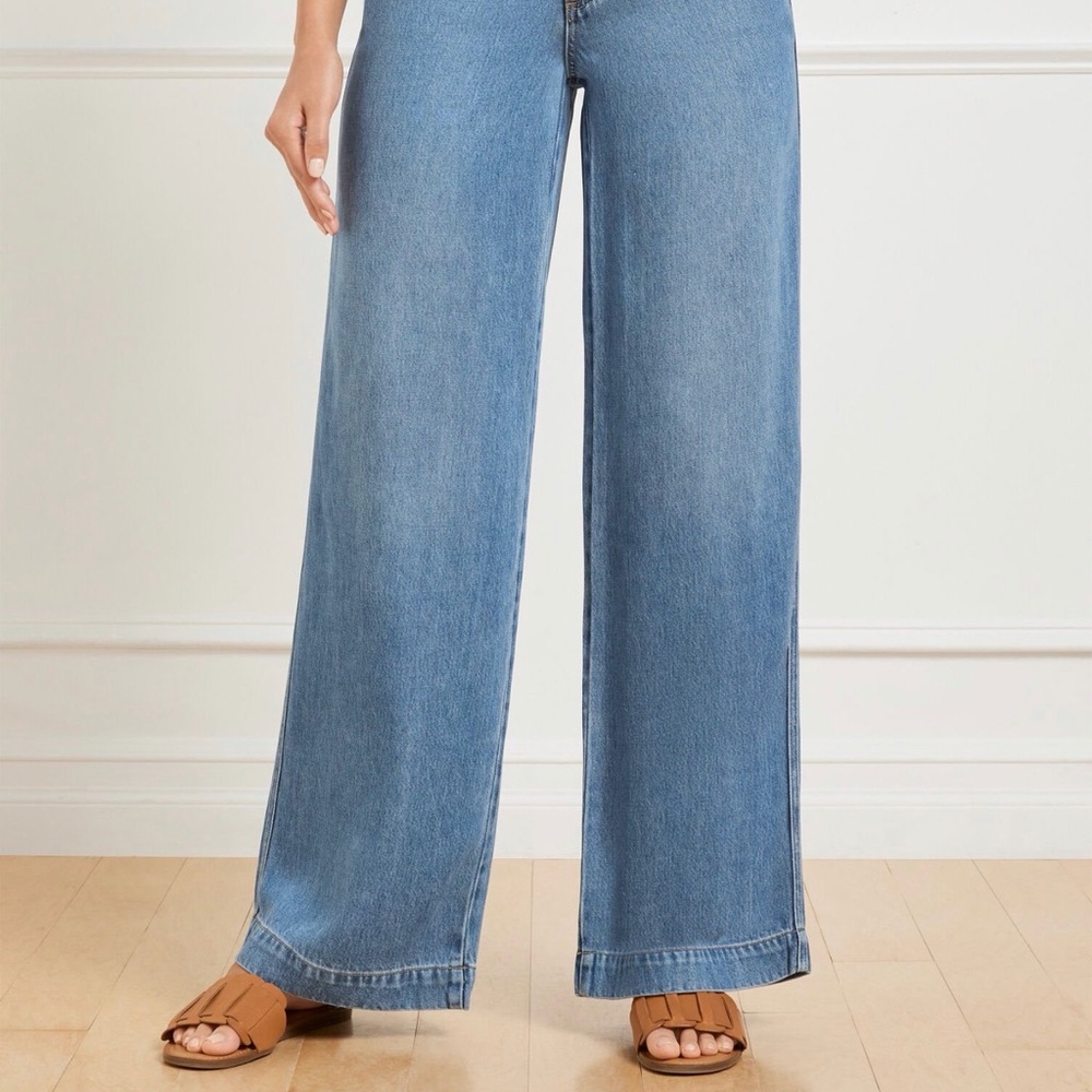 Talbots Classic Blue Flare Jeans